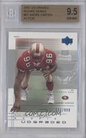 Making the Grade Rookie - Andre Carter (Action) [BGS 9.5 GEM MIN…