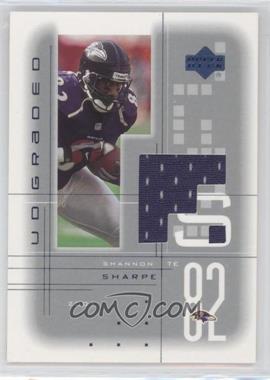 2001 UD Graded - Game Jerseys #SS - Shannon Sharpe