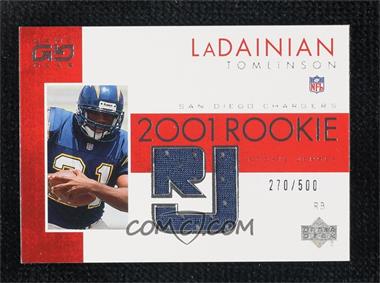 2001 Upper Deck Game Gear - [Base] - Rookie Jerseys #108 - LaDainian Tomlinson /500