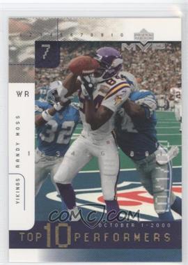 2001 Upper Deck MVP - Top 10 Performers #TOP7 - Randy Moss