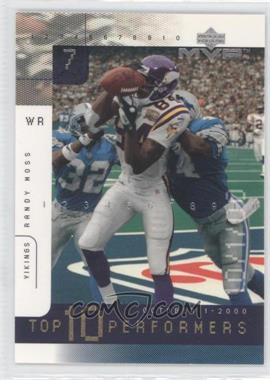 2001 Upper Deck MVP - Top 10 Performers #TOP7 - Randy Moss