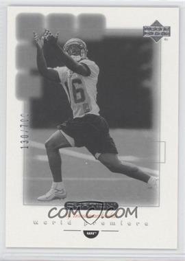 2001 Upper Deck Ovation - [Base] - Black and White Rookies #111 - World Premiere - T.J. Houshmandzadeh /700