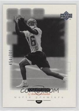 2001 Upper Deck Ovation - [Base] - Black and White Rookies #111 - World Premiere - T.J. Houshmandzadeh /700