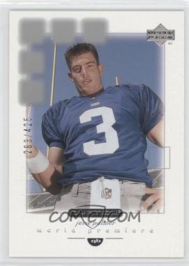 2001 Upper Deck Ovation - [Base] #126.2 - World Premiere - Jesse Palmer (Portrait) /425