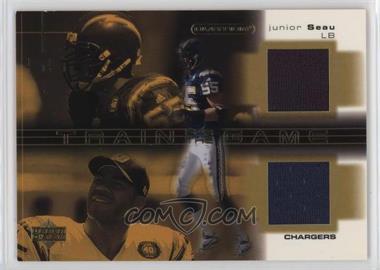 2001 Upper Deck Ovation - Train for the Game #TG-JS - Junior Seau