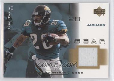 2001 Upper Deck Ovation - Training Gear #T-FT - Fred Taylor