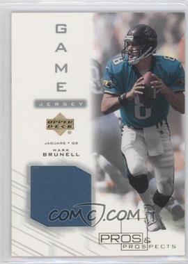 2001 Upper Deck Pros & Prospects - Game Jersey #MB-J - Mark Brunell