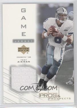 2001 Upper Deck Pros & Prospects - Game Jersey #TA-J - Troy Aikman