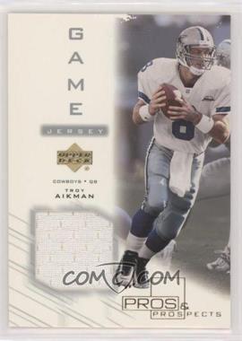 2001 Upper Deck Pros & Prospects - Game Jersey #TA-J - Troy Aikman