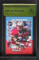 Tim Hasselbeck [BAS Beckett Auth Sticker]