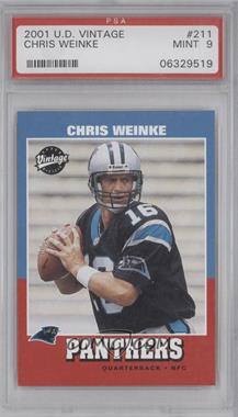 2001 Upper Deck Vintage - [Base] #211 - Chris Weinke [PSA 9 MINT]