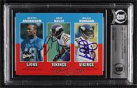 Scotty Anderson, Eric Kelly, Willie Howard [BAS BGS Authentic]