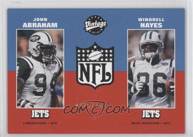 2001 Upper Deck Vintage Preview - [Base] #15 - John Abraham, Windrell Hayes /1000