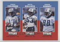 Chris Coleman, Keith Bulluck, Erron Kinney #/1,500