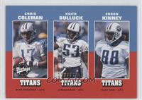 Chris Coleman, Keith Bulluck, Erron Kinney #/1,500