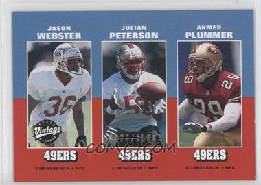 2001 Upper Deck Vintage Preview - [Base] #33 - Jason Webster, Julian Peterson, Ahmed Plummer /1500