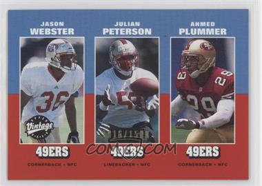2001 Upper Deck Vintage Preview - [Base] #33 - Jason Webster, Julian Peterson, Ahmed Plummer /1500