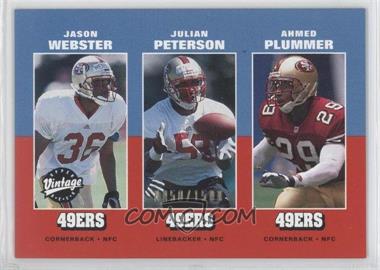 2001 Upper Deck Vintage Preview - [Base] #33 - Jason Webster, Julian Peterson, Ahmed Plummer /1500