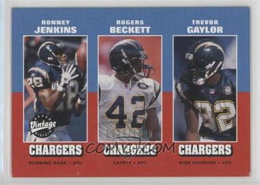 2001 Upper Deck Vintage Preview - [Base] #36 - Ronney Jenkins, Rogers Beckett, Trevor Gaylor /1500