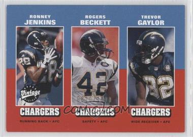 2001 Upper Deck Vintage Preview - [Base] #36 - Ronney Jenkins, Rogers Beckett, Trevor Gaylor /1500