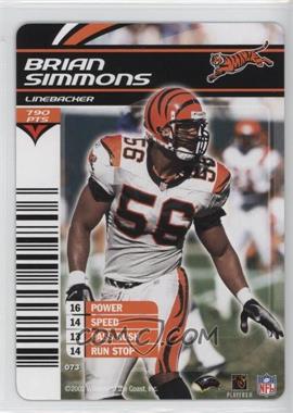 2002-03 NFL Showdown - [Base] #073 - Brian Simmons
