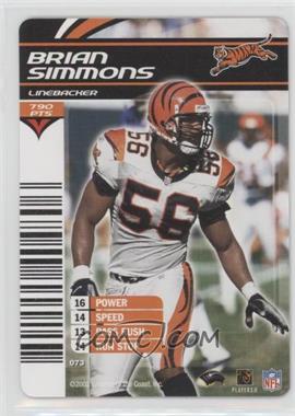2002-03 NFL Showdown - [Base] #073 - Brian Simmons