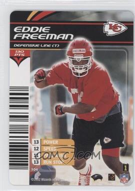 2002-03 NFL Showdown 1st & Goal - [Base] #104 - Eddie Freeman