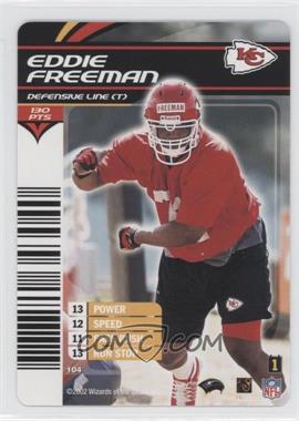 2002-03 NFL Showdown 1st & Goal - [Base] #104 - Eddie Freeman
