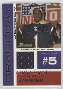 2002 Bowman - Draft Day Jerseys #DDJ-QJ - Quentin Jammer