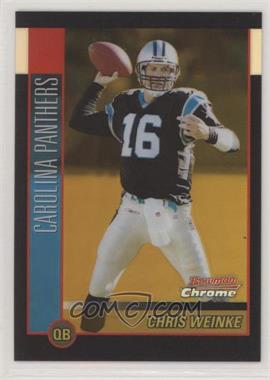 2002 Bowman Chrome - [Base] - Gold Refractor #42 - Chris Weinke /50