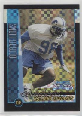 2002 Bowman Chrome - [Base] - X-Fractor #124 - Kalimba Edwards /250