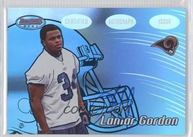 2002 Bowman's Best - [Base] - Blue #149 - Lamar Gordon /399