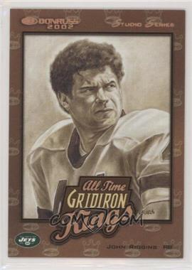 2002 Donruss - All Time Gridiron Kings - Studio Series #AT-9 - John Riggins /250