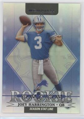 2002 Donruss - [Base] - Season Stat Line #202 - Rated Rookie - Joey Harrington /57