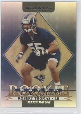 2002 Donruss - [Base] - Season Stat Line #286 - Rated Rookie - Robert W. Thomas /77