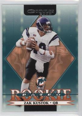 2002 Donruss - [Base] #214 - Rated Rookie - Zak Kustok