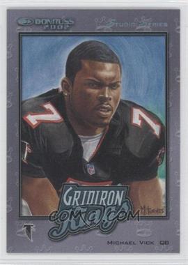 2002 Donruss - Gridiron Kings - Studio Series #GK-20 - Michael Vick /250