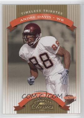 2002 Donruss Classics - [Base] - Timeless Tributes #165 - Andre Davis /100