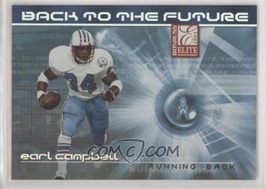 2002 Donruss Elite - Back to the Future #BF-22 - Eddie George, Earl Campbell /400
