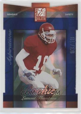 2002 Donruss Elite - [Base] - Aspirations Die-Cut #184 - Lamont Thompson /18