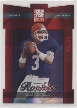 2002 Donruss Elite - [Base] - Status Die-Cut #114 - Josh McCown /97