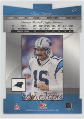 2002 Donruss Elite - [Base] - Status Die-Cut #61 - Chris Weinke /84