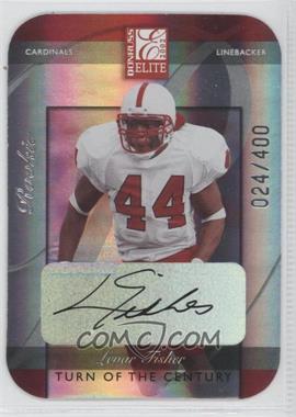 2002 Donruss Elite - [Base] - Turn of the Century Autographs #181 - Levar Fisher /400