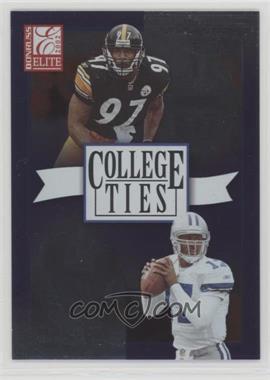 2002 Donruss Elite - College Ties #CT-14 - Kendrell Bell, Quincy Carter /1600