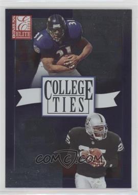 2002 Donruss Elite - College Ties #CT-21 - Jamal Lewis, Charlie Garner /1600