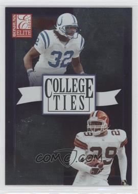 2002 Donruss Elite - College Ties #CT-25 - Edgerrin James, James Jackson /1600