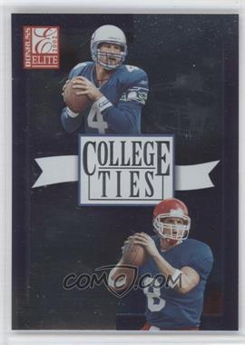 2002 Donruss Elite - College Ties #CT-3 - Trent Dilfer, David Carr /1600