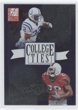 2002 Donruss Elite - College Ties #CT-6 - Clinton Portis, Edgerrin James /1600