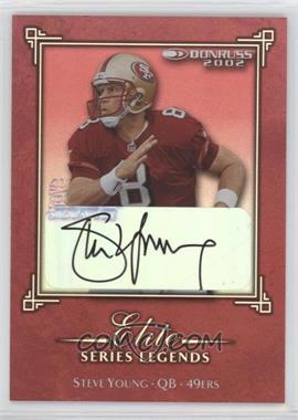 2002 Donruss Elite - Elite Series - Autographs #ES-18 - Steve Young /50