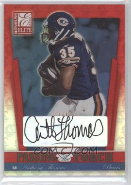 2002 Donruss Elite - Passing the Torch - Autographs #PT-4 - Anthony Thomas /100